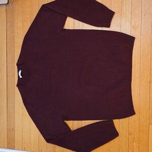 Boglioli Milano, Luxurious Cashmere Crewneck Sweater, Dark Plum, VGUC, Men's M